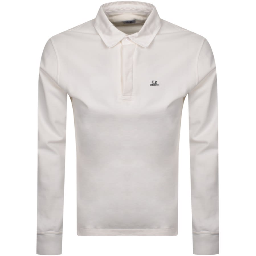 Alternative Image for ProductCP Company Logo Polo T Shirt White1
